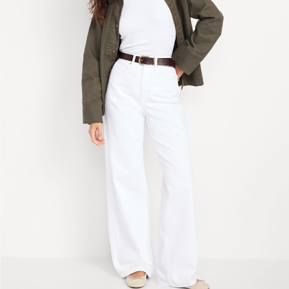 Old Navy New without tags Extra high rise wide leg jeans